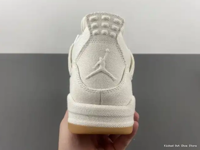 Kick Theory x Air AO2571-100 4 'White' Jordan Levi's 0519